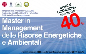 Master in Management delle Risorse Energetiche e Ambientali