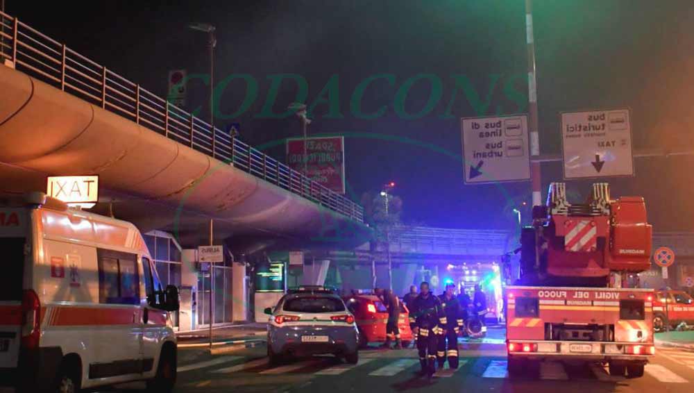 incendio aeroporto Fontanarossa