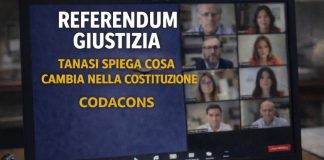Referendum giustizia, Tanasi (Codacons) spiega cosa cambia nella costituzione referendum giustizia