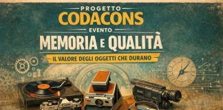 Progetto Codacons, Evento: ”Memoria e Qualità” il valore degli oggetti che durano evento memoria e qualità