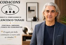 Oggi il compleanno di Francesco Tanasi, continua l’impegno al fianco dei consumatori Francesco Tanasi compleanno