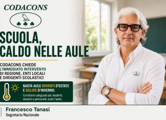 Scuola, caldo nelle aule: Codacons chiede l’immediato intervento di regione, enti locali e dirigenti scolastici caldo nelle aule