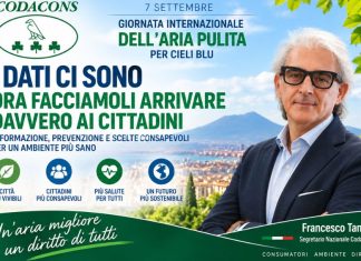 Giornata internazionale dell’aria pulita, Tanasi (Codacons) chiede più informazione ai cittadini per difendersi dall’inquinamento Come proteggersi dall'inquinamento