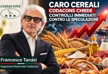 Prezzi record dei cereali, Codacons lancia l’allarme rincari rincari prodotti alimentari